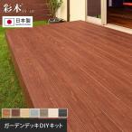 ウッドデッキ MINO 彩木ガーデンデッキ DIYキット 床板並び方向(縦貼り)「W寸1868mm×D寸1000mm」__mino-ayagi-kit-a