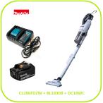  специальная цена / Makita 18V заряжающийся фильтр CL286FDZW( белый )+BL1830B+DC18WC ( корпус +3.0Ah батарея 1 шт. + зарядное устройство )[ Cyclone цельный / одним движением переключатель ]V