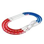 H-4950344948932 タミヤ ミニ四駆 オーバルホームサーキット 立体レーンチェンジタイプ （レッド／ブルー／ホワイト）