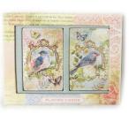[Punch Studio] карты комплект флора bird 2 комплект дырокол Studio поздравительная открытка * сообщение карта 