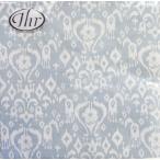 Yahoo! Yahoo!ショッピング(ヤフー ショッピング)ペーパーナプキン　ランチサイズ　5枚入り　[メール便OK] イカットパターン　light biue [IHR] ドイツ　紙ナプキン・デコパージュ