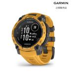 数量限定カラー 新作 ガーミン 国内正規品 GARMIN  Instinct 3 Dual Power 45mm Sunburst 010-02934-32