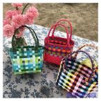 PPバッグ ビニール 浴衣 おしゃれ カゴバッグ かごバック トート ビニールバッグ 耐水 買い物かご 買い物カゴ エコバッグ レジャーバッ