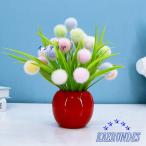  искусственный цветок интерьер настольный язык popo керамика ваза имеется искусственный цветок комплект поддельный цветок человеческий труд цветок растение в горшке букет бонсай украшение красивый Северная Европа модный магазин 