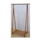 折りたたみＡ型木製ハンガーラック 幅103cm ブラウン 折りたたみ 折り畳み 服 衣服 洋服 衣類 コート コート掛け 洋服掛け 天然木 木製 ウッド スリム