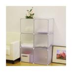 半透明プラスチックキャビネット 幅73cm高さ108cm 半透明 扉付き 衣類 収納棚 収納ボックス 収納ラック 収納box ストッカー 衣類収納 洋服 ラック 洋服収納