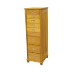 天然木チェスト A4引出し 9段 幅32cm高さ102cm ミニチェスト チェスト 引き出し 引出し 木製 おしゃれ リビング収納 小物収納 整理整頓 収納家具 A4サイズ