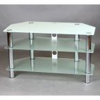 sunneed ガラステレビ台 ホワイト色 90-3WH