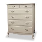 猫脚チェスト セリーヌ 幅80cm高さ100cm ホワイト 780979