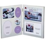 フォトフレーム 写真立て おしゃれ 出産 祝い 結婚 プレゼント ハガキ 複数枚 折りたたみ ベビー フォトスタンド 写真スタンド