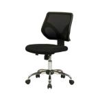 オフィスチェア 事務椅子 デスクチェア キャスター付き椅子 キャスター 椅子 チェア ブラック 黒 肘なし おしゃれ 安い パソコンチェア