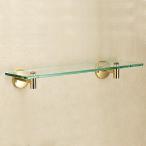 ガラスシェルフ ウォールシェルフ 金色 ゴールド 収納棚 ラック 強化ガラス インテリアラック 真鍮 ガラス棚 化粧棚 小物 置き 収納 棚 シンプル 北欧 おしゃれ