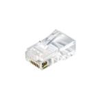 エレコム RJ45中継コネクタ/Cat5e対応/単線・ヨリ線両対応/10個入/ハーフクリア LD-RJ45T10A2
