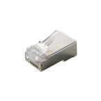  Elecom RJ45 трансляция коннектор /Cat5e соответствует / одиночный линия *yoli линия обе соответствует /STP/10 штук / половина прозрачный LD-SRJ45T10V2