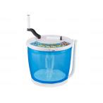  все ручной омыватель голубой утро день электро- контейнер рука поворот стиральная машина ручной стирка . вода электрический не необходимо . электро- эвакуация час бедствие стиральная машина маленький размер легкий compact 2026