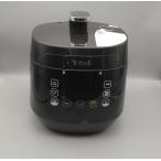 ティファール 電気圧力鍋 3L 2~4人用 1台10役 独自の煮込み鍋 「ラクラ・クッカー コンパクト」 時短 レシピブック付き(50種類) ブラック