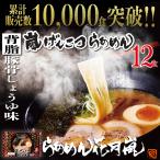 嵐げんこつらあめん 背脂豚骨しょうゆ味 6パックセット 12食入り らあめん花月嵐