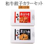 餃子 和牛餃子熊本カラーセット(黒餃子、赤餃子)19g×40個 送料無料 ぎょうざ ギョウザ 和牛 熊本 美味しい 冷凍 お土産 グルメ ギフト プレゼント お中元 …