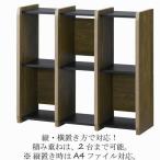 オープンラック ディスプレイラック おしゃれ シェルフ 棚 本棚 A4ファイル収納 間仕切り 約幅90cm Artifa アルティファ ビンテージ風 ATC-8090SH　朝日木材加工