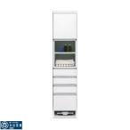 ランドリーボックス ランドリー収納 洋服収納 オープンタイプ 完成品 幅40 ホワイト モダン 幅40x奥行き38.5x高さ177 アウトレット価格並 大川家具