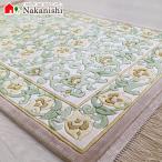 玄関マット　シルク　中国段通　約