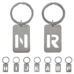  брелок для ключа кольцо для ключей хирургический нержавеющая сталь initial алфавит 