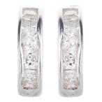 Yahoo! Yahoo!ショッピング(ヤフー ショッピング)スタッドピアス シルバー925製 低アレルギー カーブラインパヴェピアス ラインストーン シンプル デイリー オシャレ かわいい 爆買