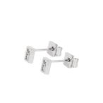 スタッドピアス 長方�