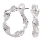  обруч серьги 24 золотой платина спираль одним движением G type 22mm хирургический нержавеющая сталь post сделано в Японии . покупка 