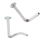  стекло прозрачный серьги 18G 16G 14G L знак винт нос .. уголок .. держатель усиленный стекло пирсинги 1mm catch нет . покупка 