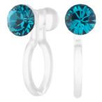  серьги стразы non отверстие серьги диаметр 4 мм полимер одним движением металл аллергия соответствует . покупка 