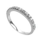 キュービックジルコニア ハーフエタニティ リング シルバー ピンクゴールド 高品質 9号 11号 1 ...