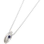 ショッピング雑誌掲載 天然ダイヤとサファイヤ2連リングトップネックレス 9月の誕生石 ベビーリングにも AneCan雑誌掲載 宝石鑑別書カード付き 爆買