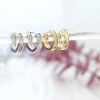 Yahoo! Yahoo!ショッピング(ヤフー ショッピング)シンプルカラーにシェルのホワイトラインのフープピアス シルバー ゴールドの2色