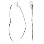 Yahoo! Yahoo!ショッピング(ヤフー ショッピング)フープピアス 樹脂ポスト ノンアレルギー 日本製 ハートフープ リング ビッグフレーム シンプル 大ぶり 華やか