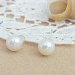 Yahoo! Yahoo!ショッピング(ヤフー ショッピング)樹脂製ポスト ノンアレルギースタッド 日本製 6mm珠磨きパール シンプルパーティピアス 清楚 レディース 金属アレルギー対応 ポリプロピレン 爆買