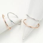 ショッピングピンキーリング 1mm 細め 華奢 一粒 重ねづけにも ピンキーリング 小指 金属アレルギー対応 リング レディース シルバー925 ブルーダイヤモンド ピンクダイヤモンド 日本製 爆買