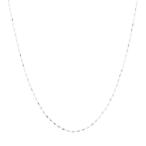 Yahoo! Yahoo!ショッピング(ヤフー ショッピング)ネックレス シルバー925 ロングカットボールチェーン シルバーチェーン シンプル 細い チェーンのみ 長方形 長さ50cm 幅1.2mm 爆買