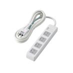 Yahoo! Yahoo!ショッピング(ヤフー ショッピング)エレコム 3pinタップ/マグネット付/ホコリシャッター付/4個口/2.5m/ホワイト T-T1D-3425WH