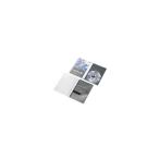 エレコム CD/DVD用スリム収納ソフトケース CCD-DPD10BK