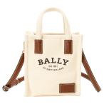 バリー BALLY WAM061 CV011  I135O クリスタリア ロゴプリント ファブリック ミニ トートバッグ 2WAY ショルダーバッグ ナチ