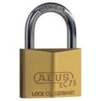 （まとめ）ABUS 南京錠 50mm EC75-50〔×2セット〕