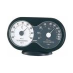 (まとめ)EMPEX 温度・湿度計 アキュート 温度・湿度計 卓上用 TM-2782 ブラック×ホワイト〔×5セット〕