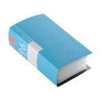 （まとめ）バッファローCD＆DVDファイルケース ブックタイプ 96枚収納 ブルー BSCD01F96BL 1個〔×5セット〕