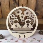 ひな人形 コンパクト サイズ かわいい 木製 枠付き ひな祭り 雛人形 雛飾り 卓上サイズ ミニサイズ シンプル   ひな飾り007