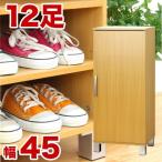 下駄箱 シューズボックス 扉付き 玄関収納 幅45 送料無料 省スペース 幅45cm ワンドア シューズラック おしゃれ 靴箱 クツ箱 リビング すき間収納