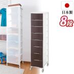 幅36cmスリム1列8段収納ワゴンの魅力を分析