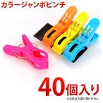 カラージャンボピンチ 40個入 竿ピンチベランダピンチ 洗濯ばさみ 洗濯バサミ 洗濯ピンチ 送料無料 業務用業務販売まとめ売りまとめ買い 送料無料 通販人気