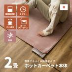 日本製 ホットカーペット 2畳 本体 防音ボリュームタイプ 足元暖房 ホットカーペット本体 2畳用 175×175cm