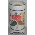 ショッピング傘立て 陶器 傘立て 手描き花柄 玄関収納 傘たて 傘立 かさたて おしゃれ アウトドア 雨具 レイングッズ ymt U-03FC インテリア オフィス 家具